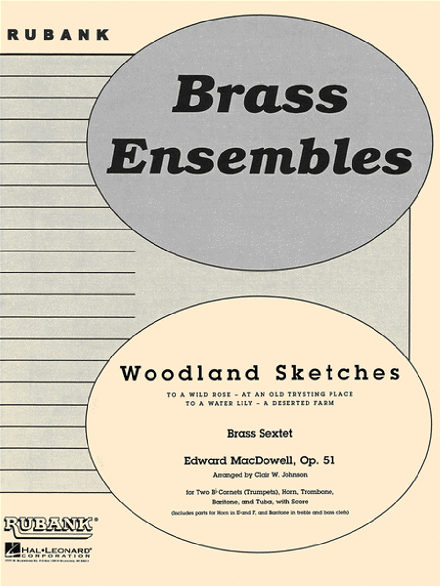 Woodland Sketches, Op. 51 Brass Ensemble scores gallery preview page 1