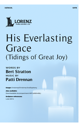 Book cover for His Everlasting Grace (Tidings of Great Joy)