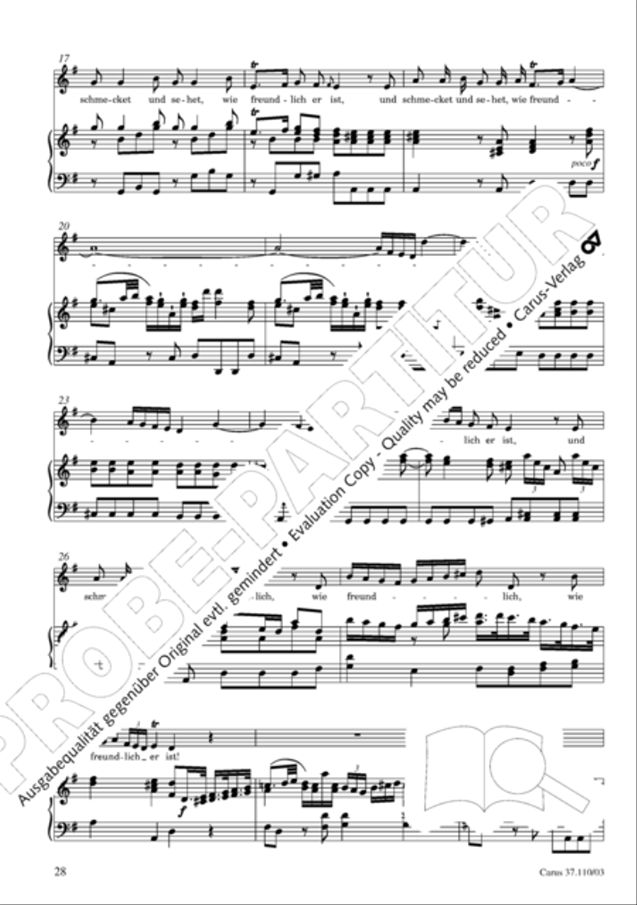 Markuspassion. Werkausgabe Reihe 1, Bd. 7 (Homilius) 4-Part scores gallery preview page 35