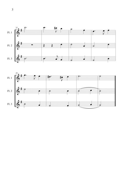 Greensleeves - Flute Trio image number null