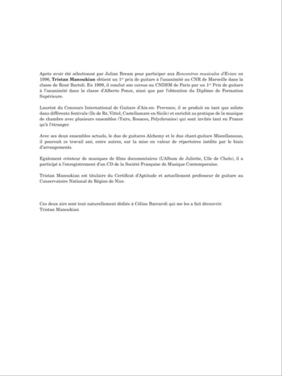 Ch’io mai Vi possa / Rejoice Classical Guitar scores gallery preview page 3