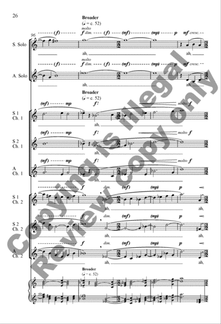 Dona nobis pacem SSA scores gallery preview page 45