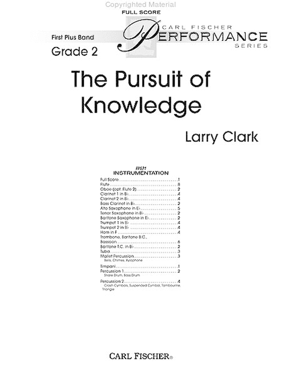 The Pursuit of Knowledge image number null