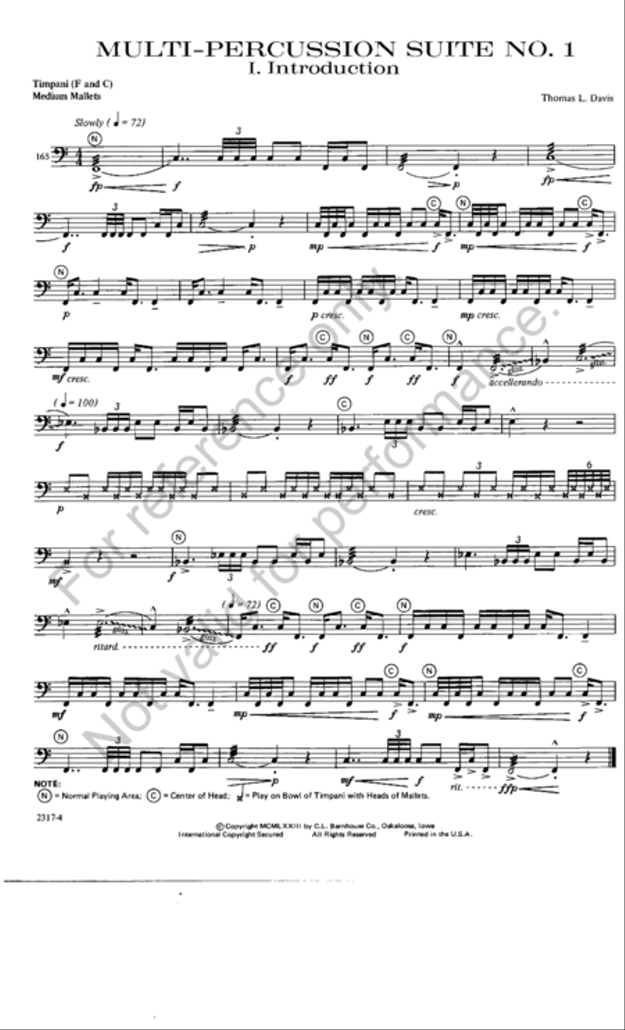 Multi Percussion Suite No. 1 A Cappella scores gallery preview page 2