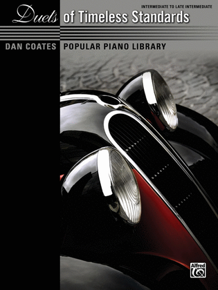 Book cover for Dan Coates Popular Piano Library -- Duets of Timeless Standards