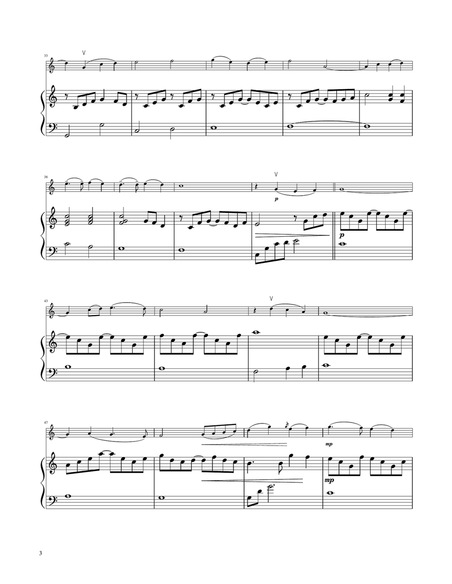 Because He Lives Violin Solo scores gallery preview page 4