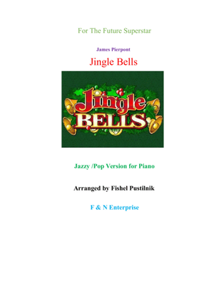 Book cover for "Jingle Bells" for Piano-Jazz/Pop Version-Video
