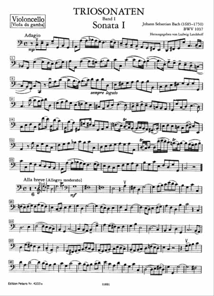 Complete Trio Sonatas - Volume 1 Flute scores gallery preview page 5