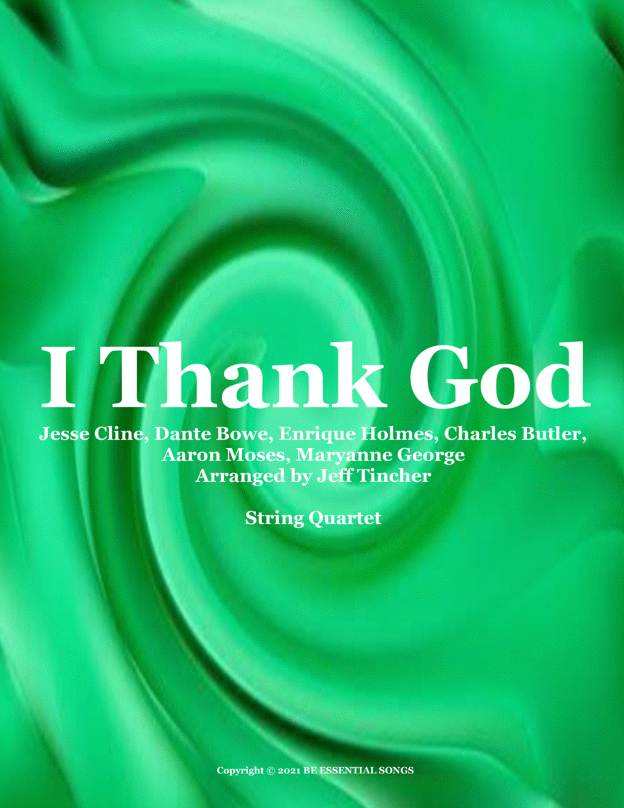 I Thank God String Quartet scores gallery preview page 1