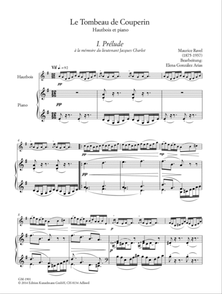 Le tombeau de Couperin Piano Accompaniment scores gallery preview page 2
