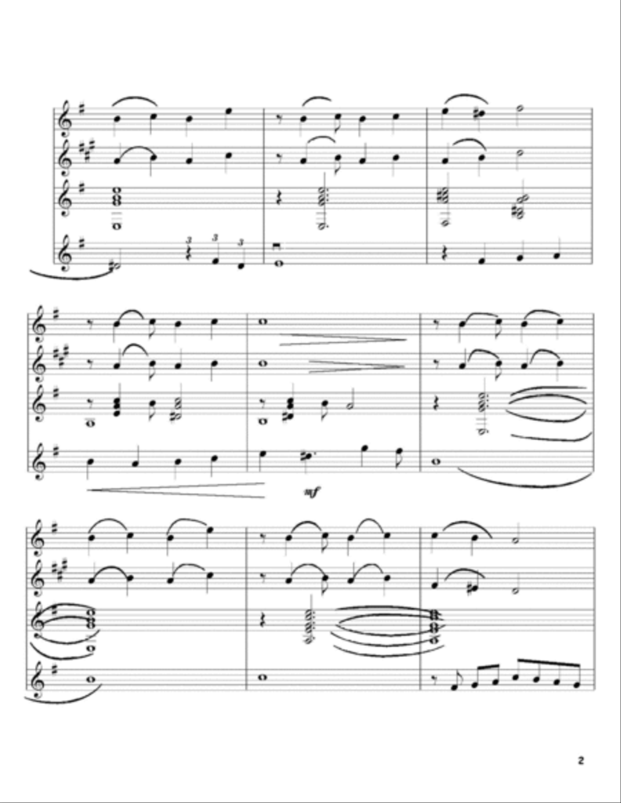 Atardecer Preludio Tango y Woodwind Ensemble scores gallery preview page 4
