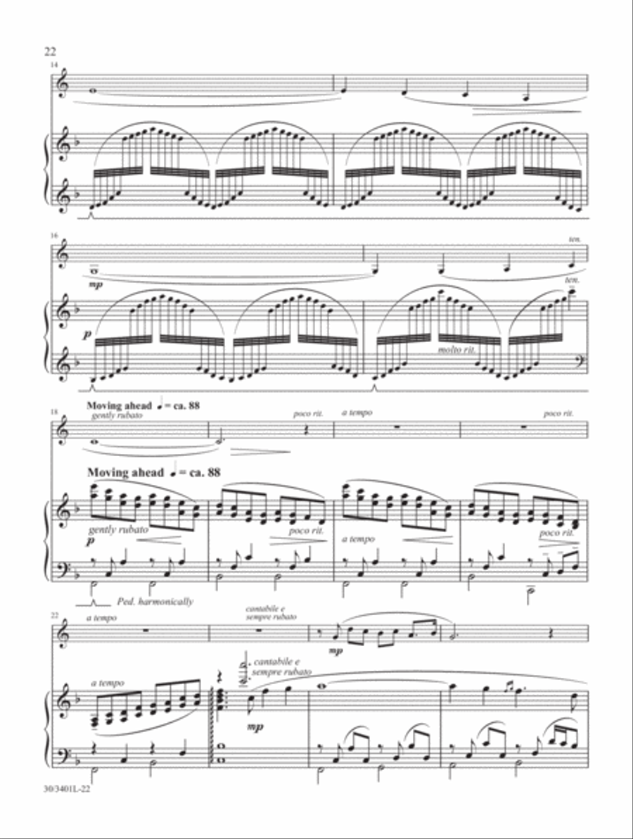 French Horn Solos for Worship, Vol. 2 Piano scores gallery preview page 10