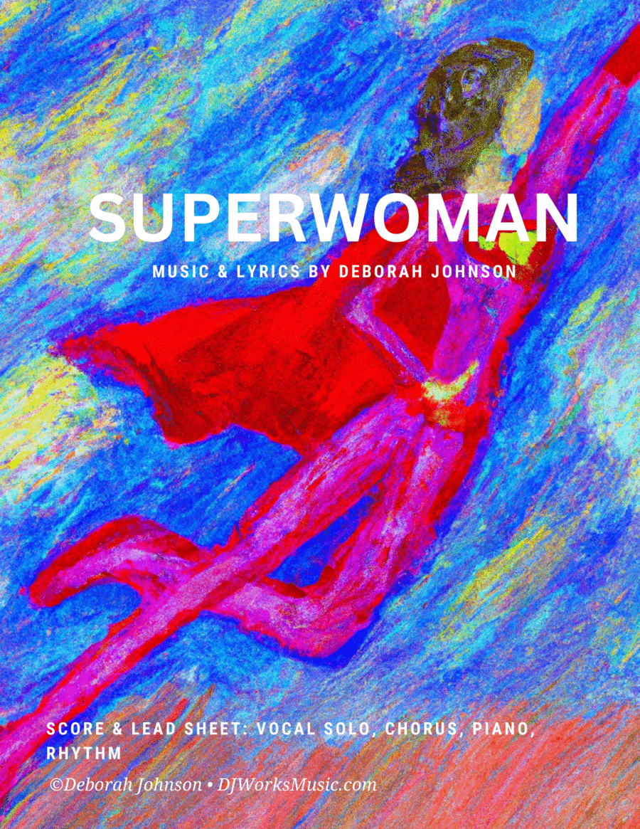 Superwoman Piano, Vocal, Guitar scores gallery preview page 1