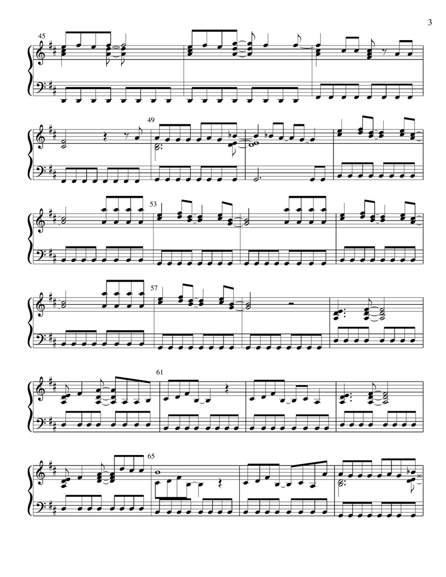 Eye In The Sky Piano Solo scores gallery preview page 3
