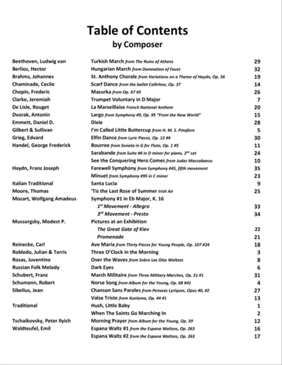 Intermediate Music for Four, Volume 1 Part 3 for French Horn or English Horn - #72134