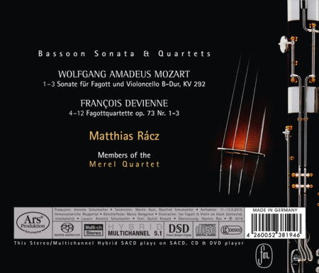 Mozart: Bassoon Sonata - Devienne: Bassoon Quartets