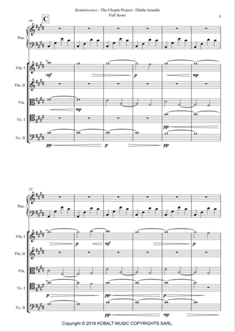 Reminiscence Piano Quartet scores gallery preview page 5