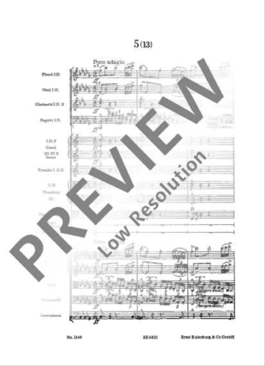 Slavonic Dances Orchestra scores gallery preview page 4