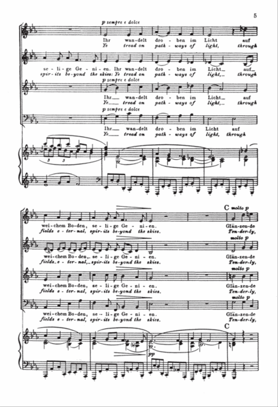 Schicksalslied (The Song of Fate), Op. 54 4-Part scores gallery preview page 4