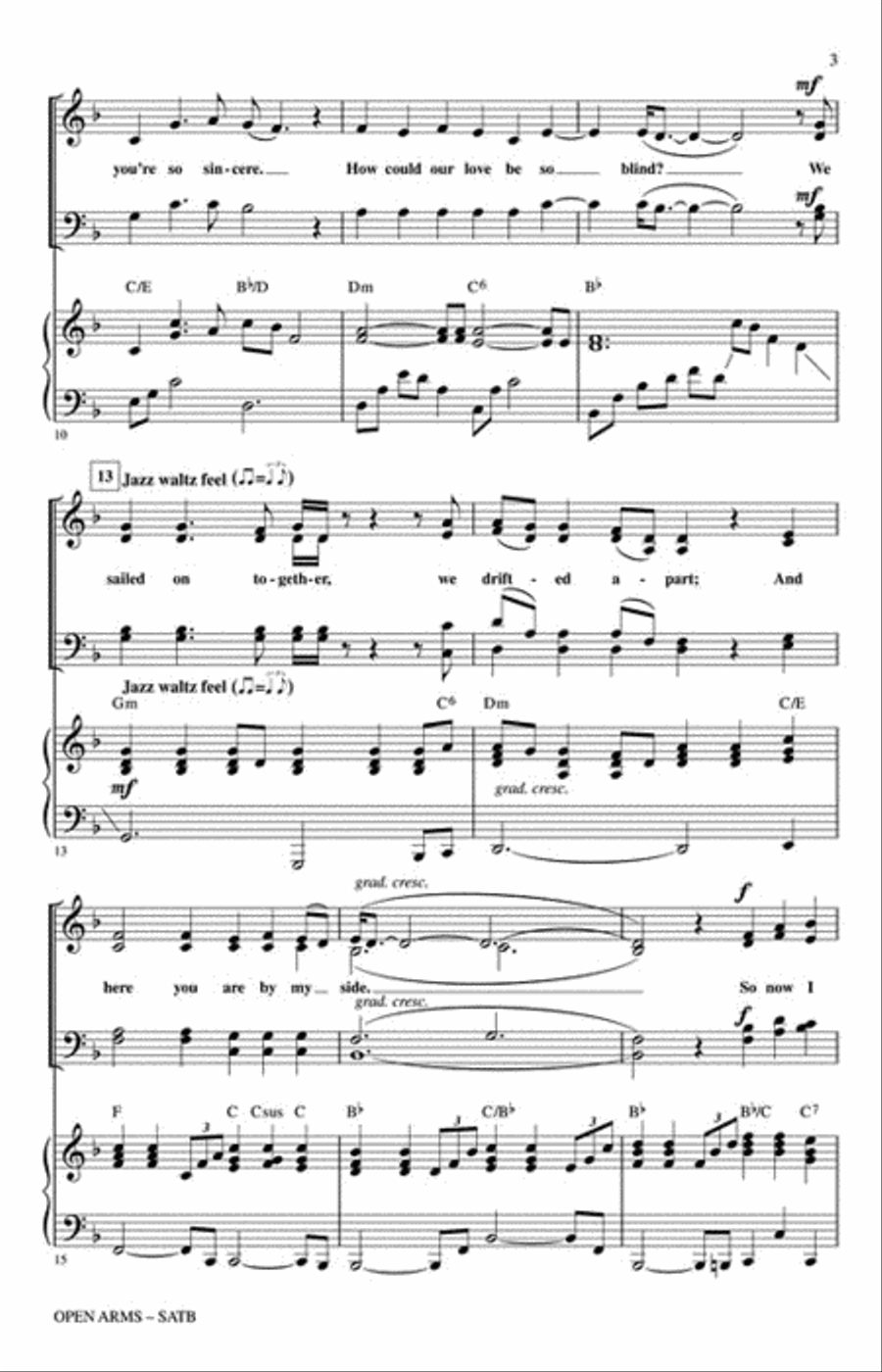 Open Arms Open Arms 4-Part scores gallery preview page 3