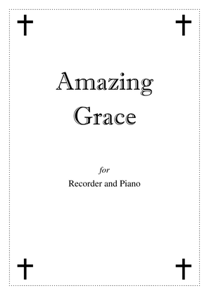 Book cover for Amazing Grace - Recorder and Piano