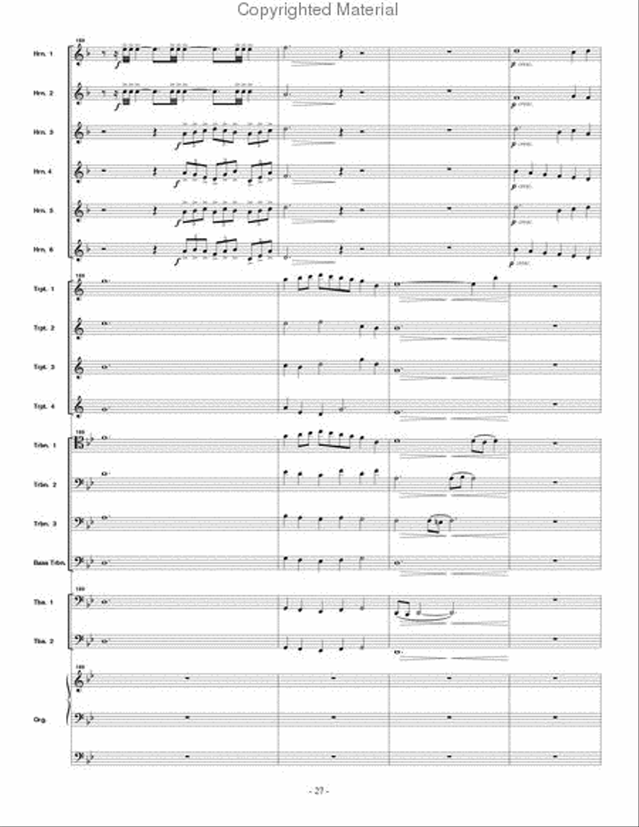 Quo Non Ascendam Quo Non Ascendam Horn scores gallery preview page 3