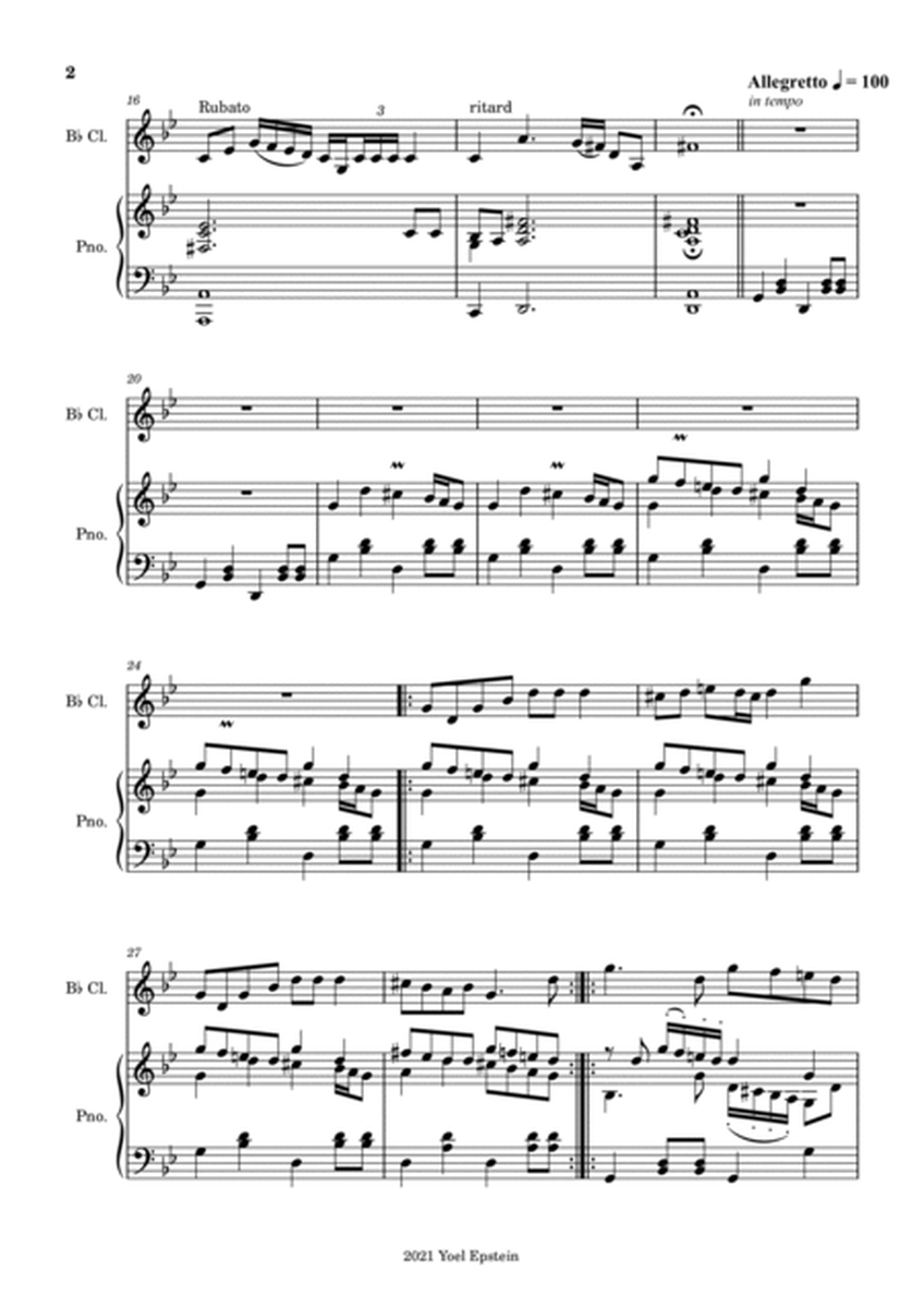 Chassidic Melodies for Clarinet and Piano image number null