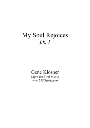 Book cover for My Soul Rejoices (Lk. 1) [Octavo - Complete Package]