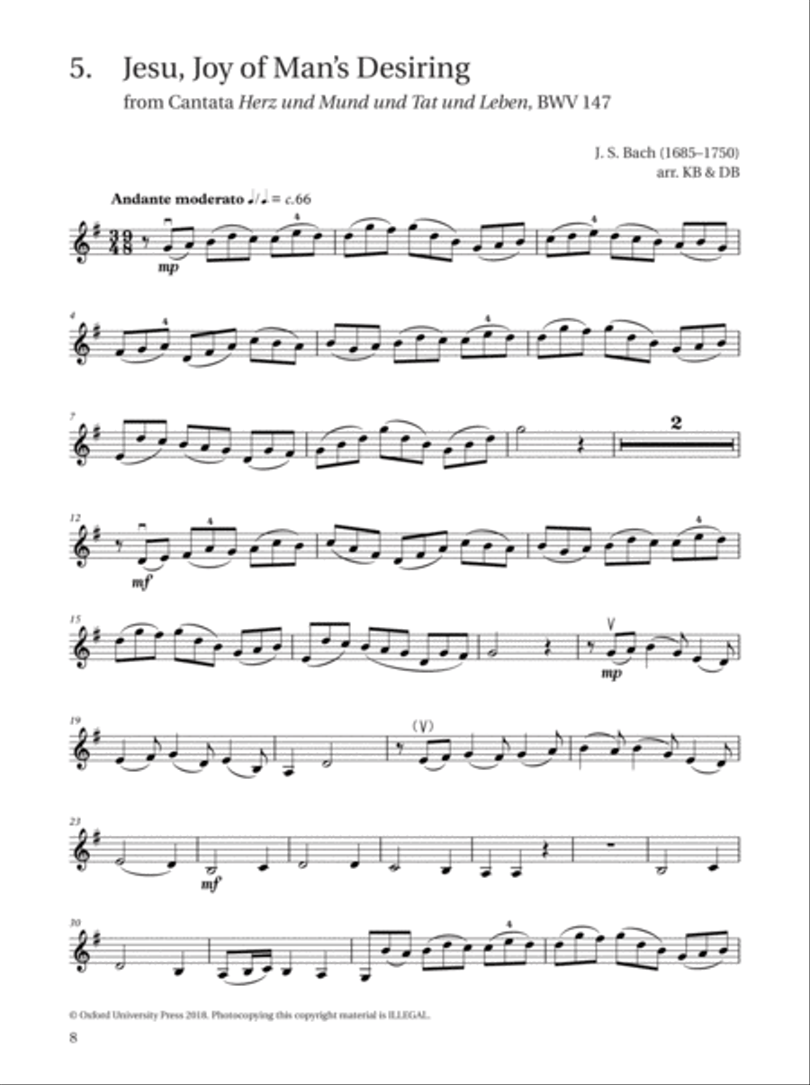 Bach for Violin Bach for Violin Violin Solo scores gallery preview page 3