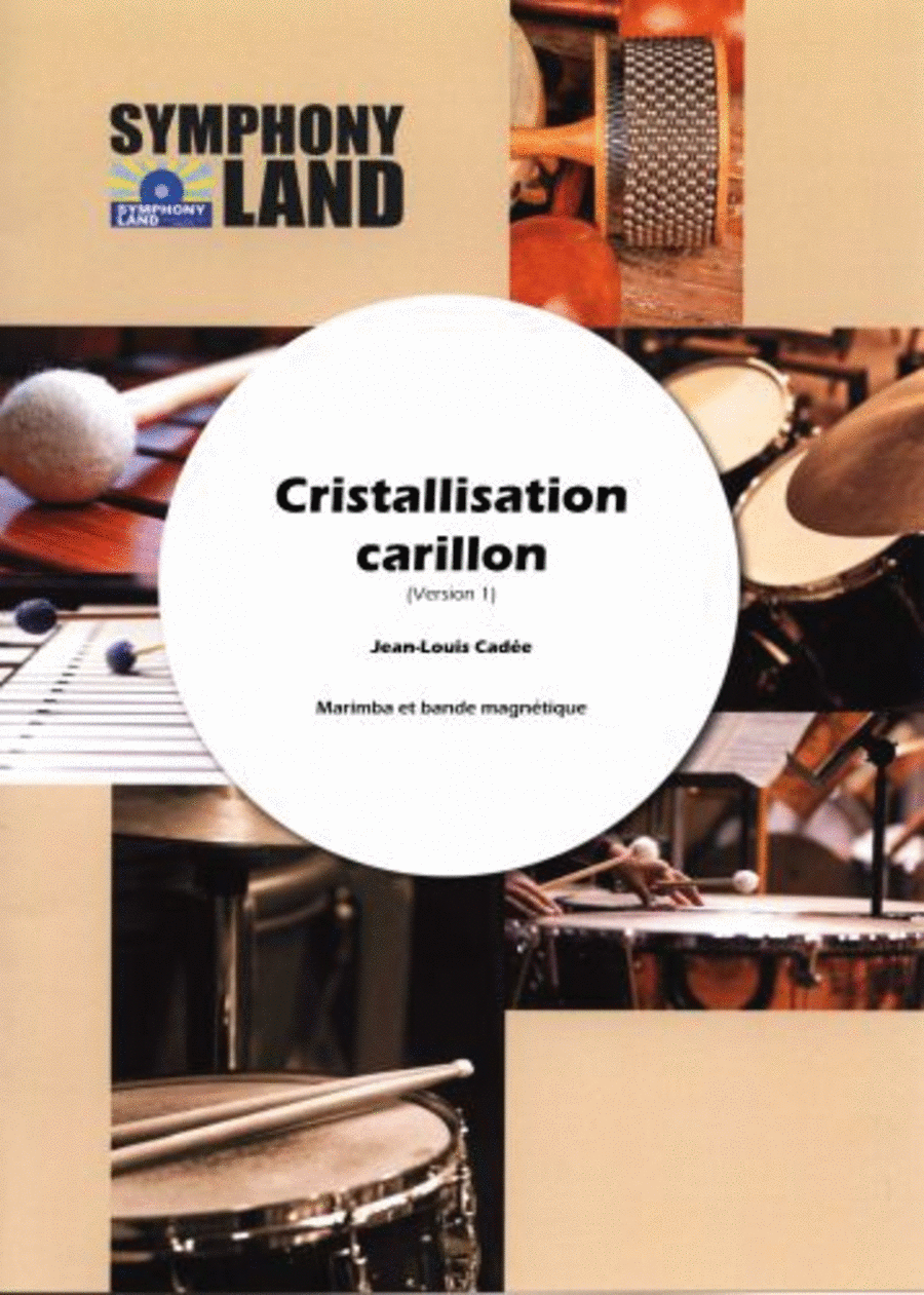 Cristallisation carillon (version 2) marimba et bande magnetique Marimba scores gallery preview page 1