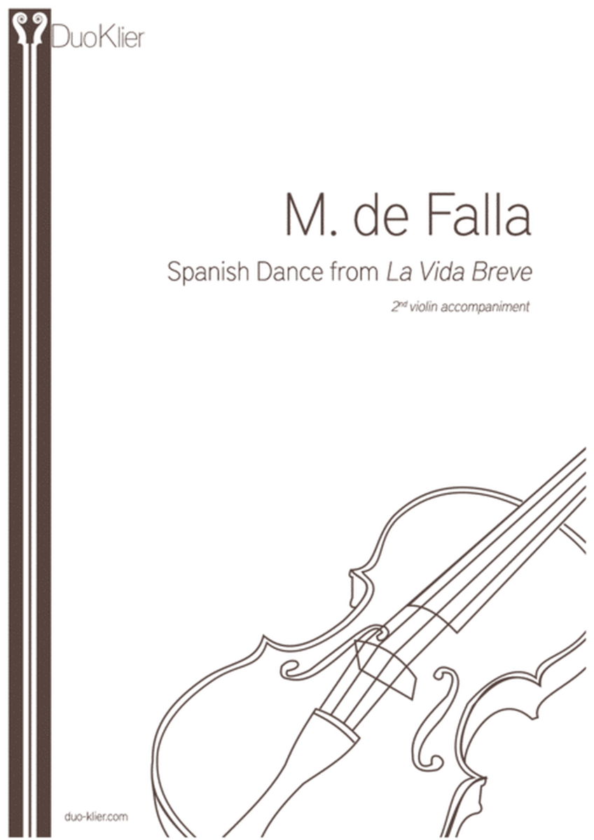 Falla - Spanish Dance from La Vida Breve, 2nd violin accompaniment