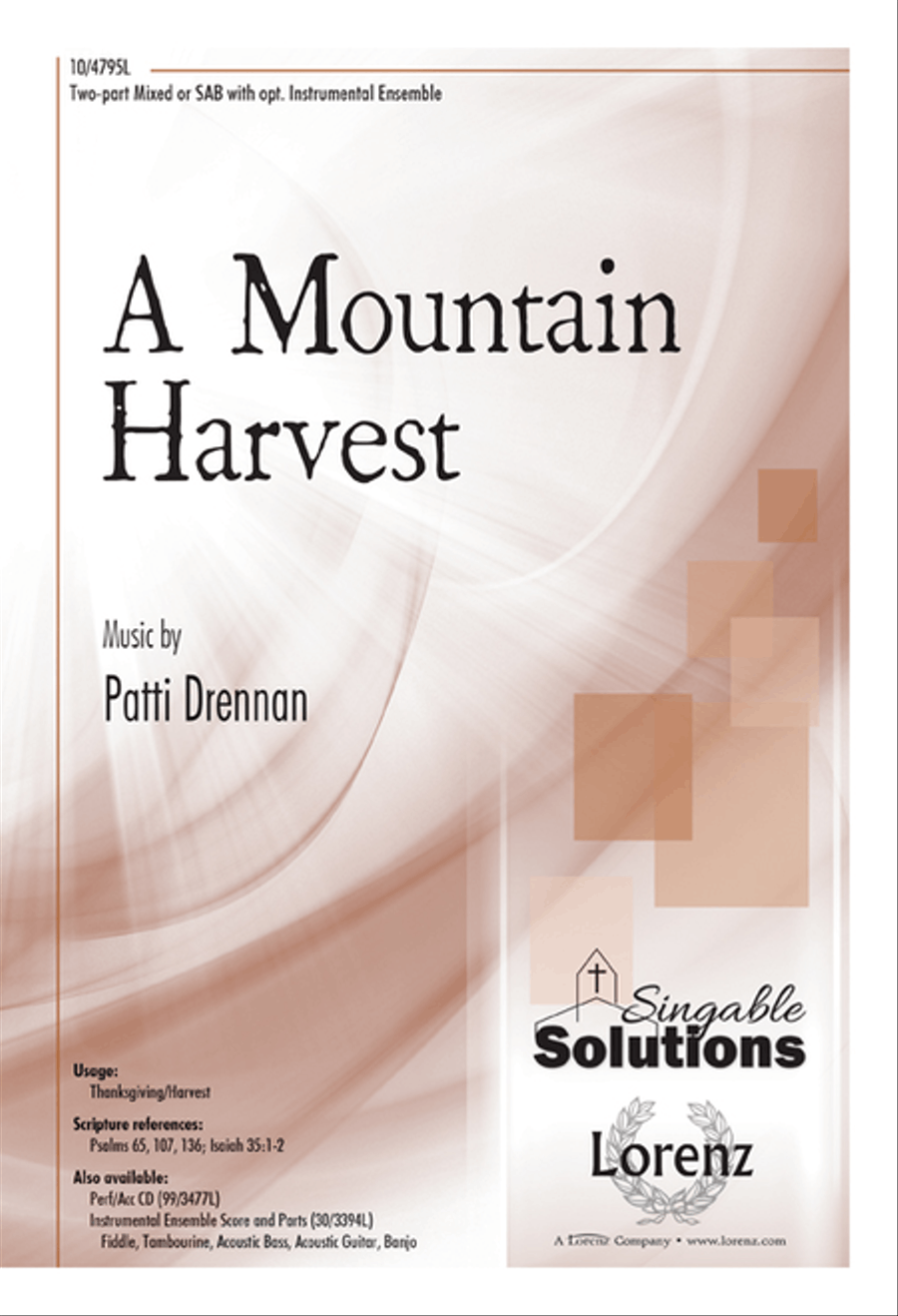 A Mountain Harvest 2-Part scores gallery preview page 1