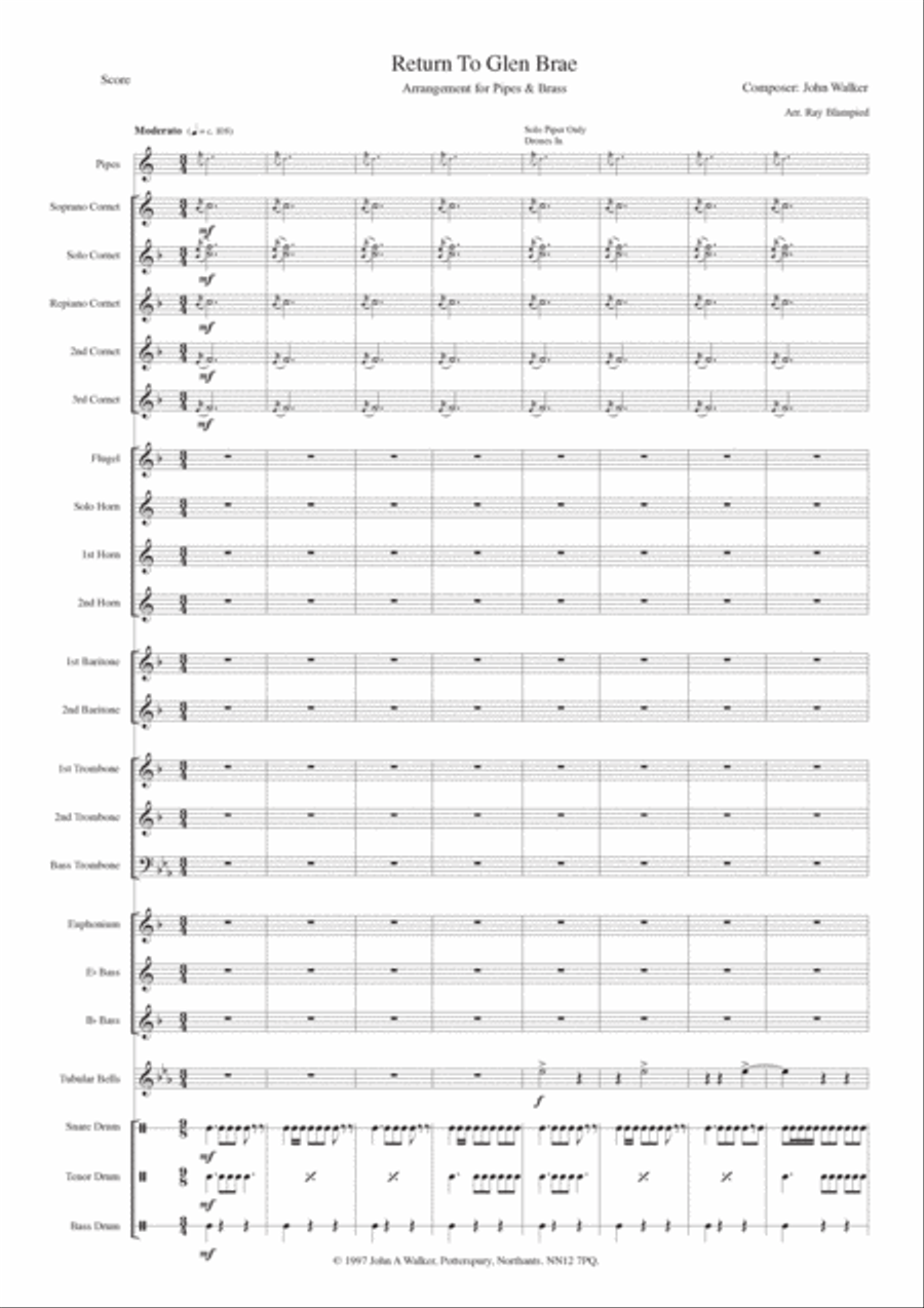 Return To Glen Brae Return To Glen Brae Brass Band scores gallery preview page 2
