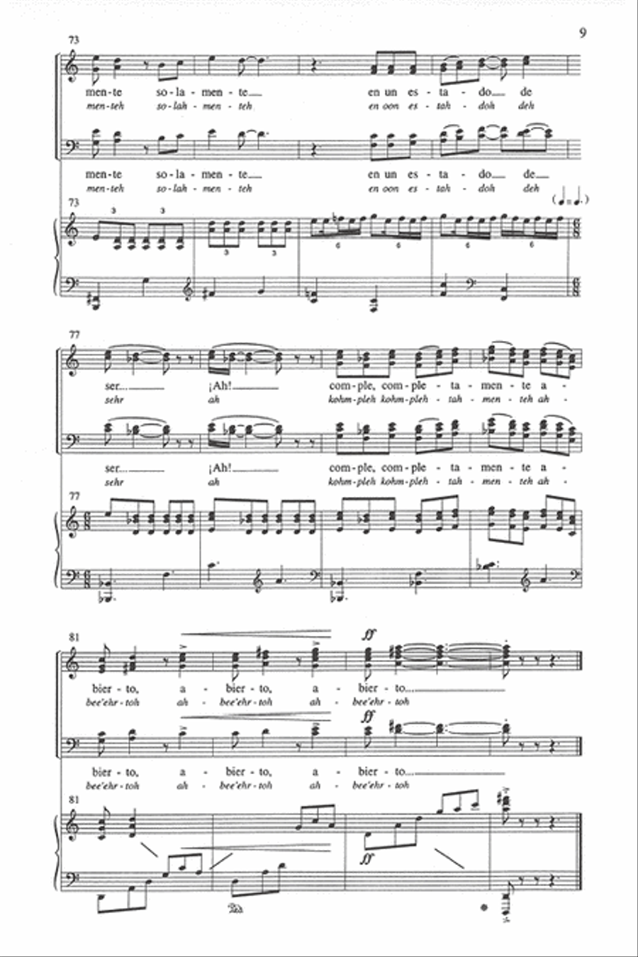 Portones abiertos y rostros brillantes 4-Part scores gallery preview page 8