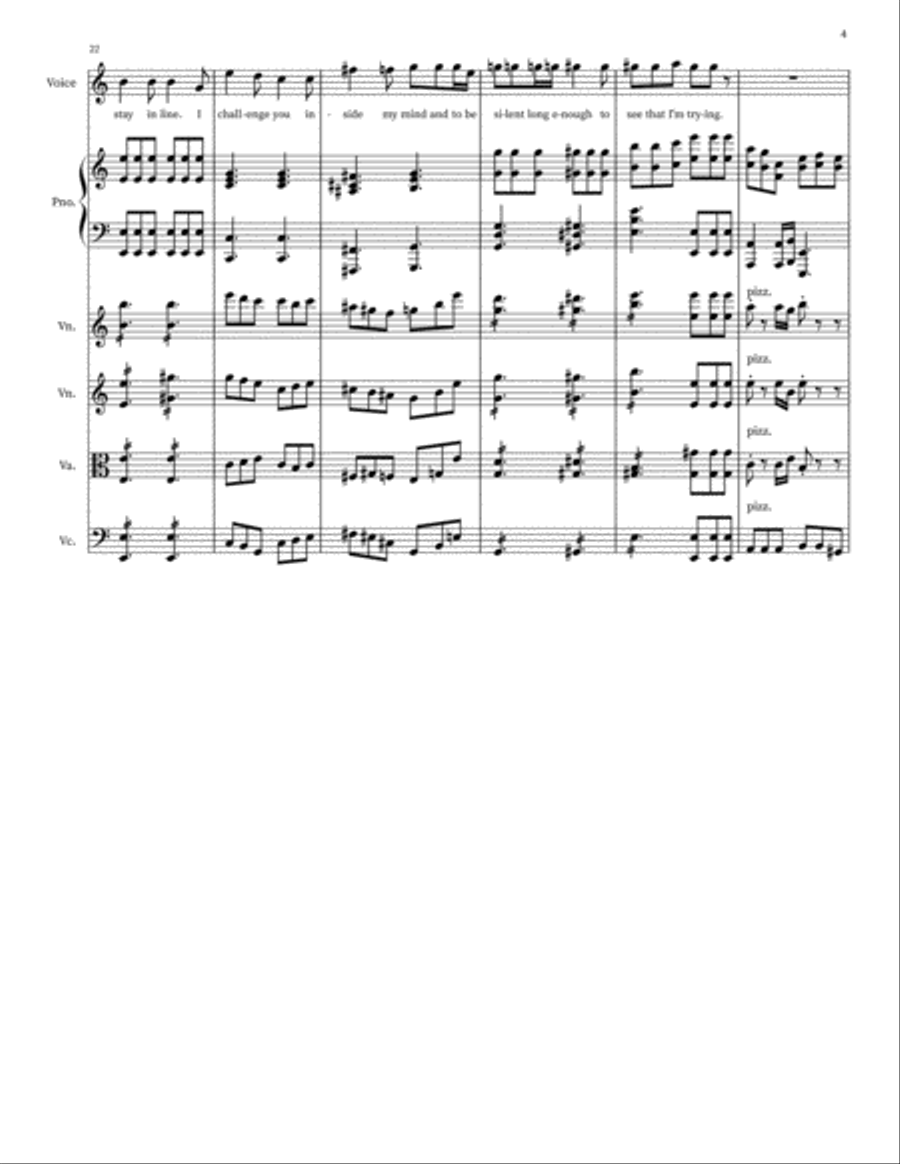 Aries: Challenge Aries: Challenge Chamber Orchestra scores gallery preview page 4