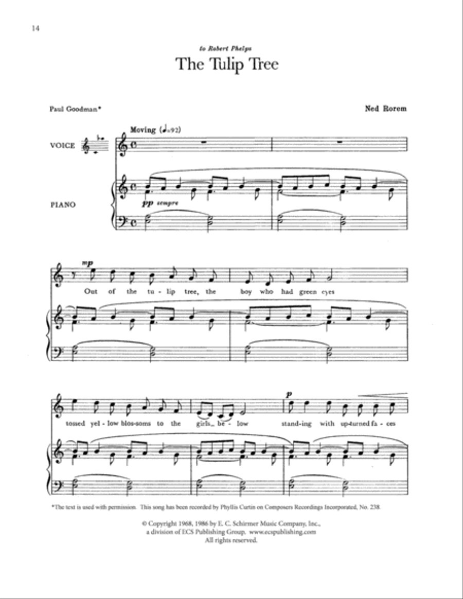 The Tulip Tree High Voice scores gallery preview page 3