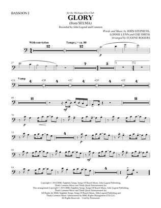 Glory (from Selma) (arr. Eugene Rogers) - Bassoon 1