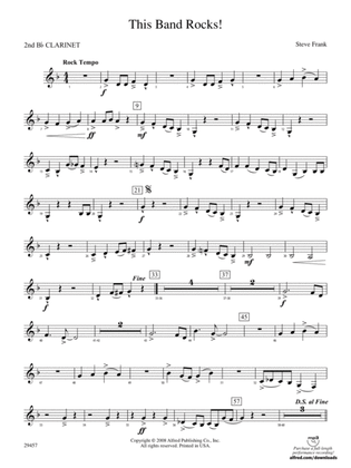 This Band Rocks!: 2nd B-flat Clarinet