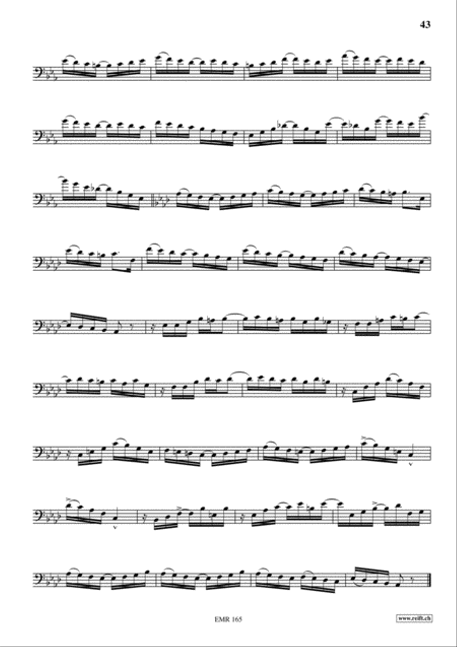 70 Studies Euphonium scores gallery preview page 17