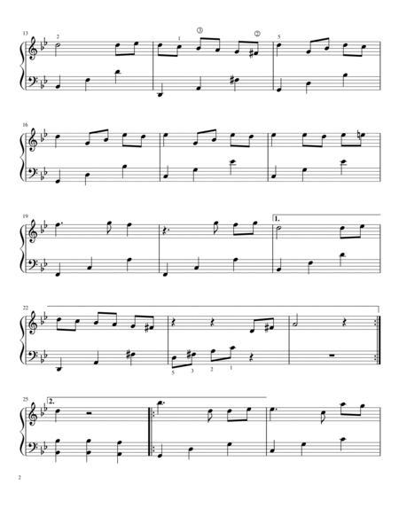 Mariage D'Amour - Intermediate Piano Sheet Music (as made popular by Richard Clayderman)