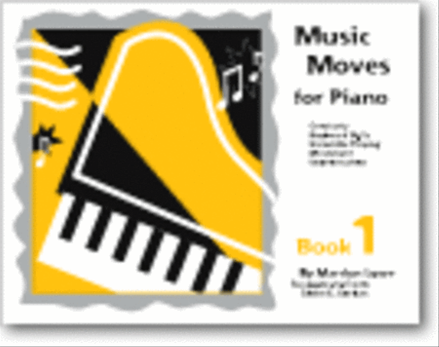 Book cover for Music Moves for Piano, Book 1 - Student edition