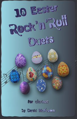 Book cover for 10 Easter Rock'n'Roll Duets for Clarinet