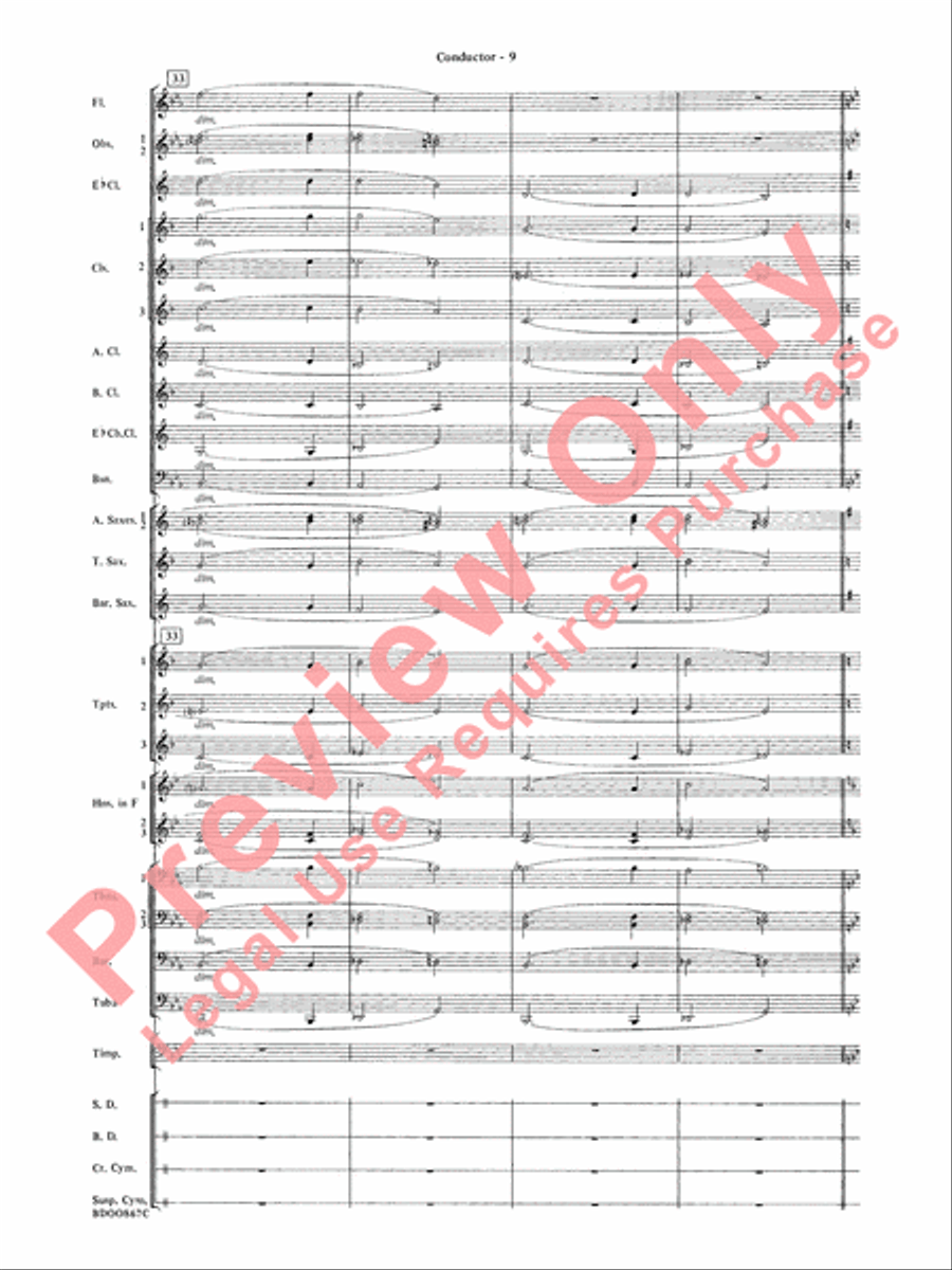 Aria Cantabile Concert Band scores gallery preview page 11
