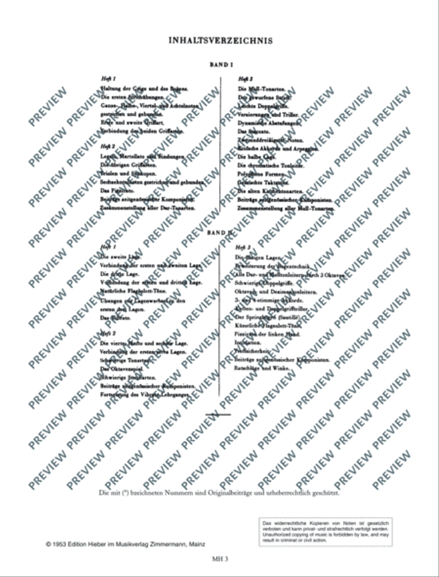 Das Geigenspiel Das Geigenspiel Violin scores gallery preview page 3
