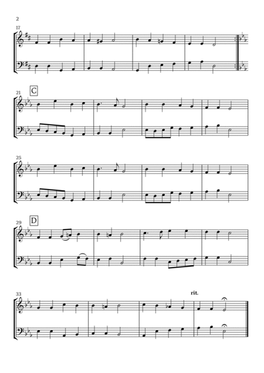 At the Lamb's High Feast We Sing (Violin and Trombone) - Easter Hymn image number null