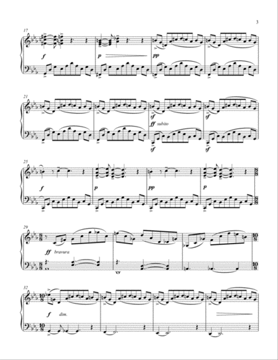 Toccata Toccata Piano Solo scores gallery preview page 5