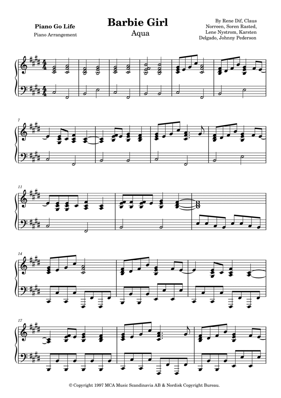 Barbie piano 2025
