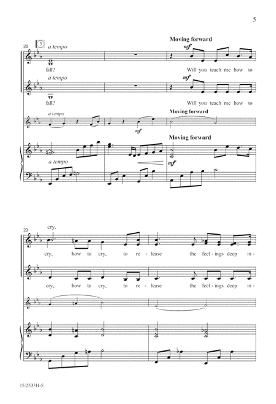 Will You Teach Me? SSA scores gallery preview page 5