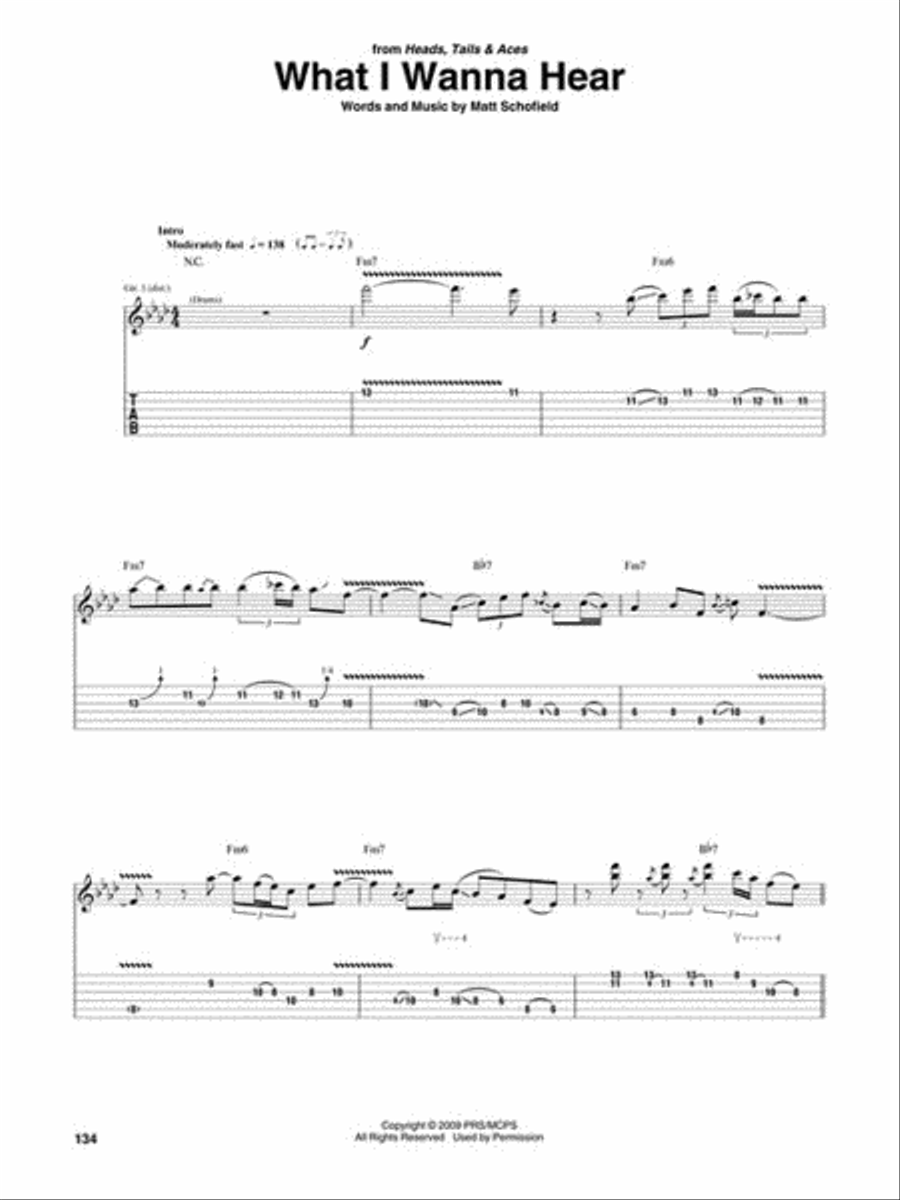 Matt Schofield Guitar Tab Collection Electric Guitar scores gallery preview page 6