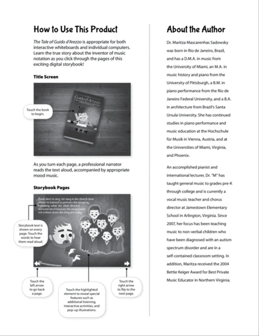 The Tale of Guido d'Arezzo Electronic Media scores gallery preview page 2